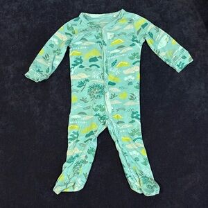 Vibrant Green and Yellow Kids Footie